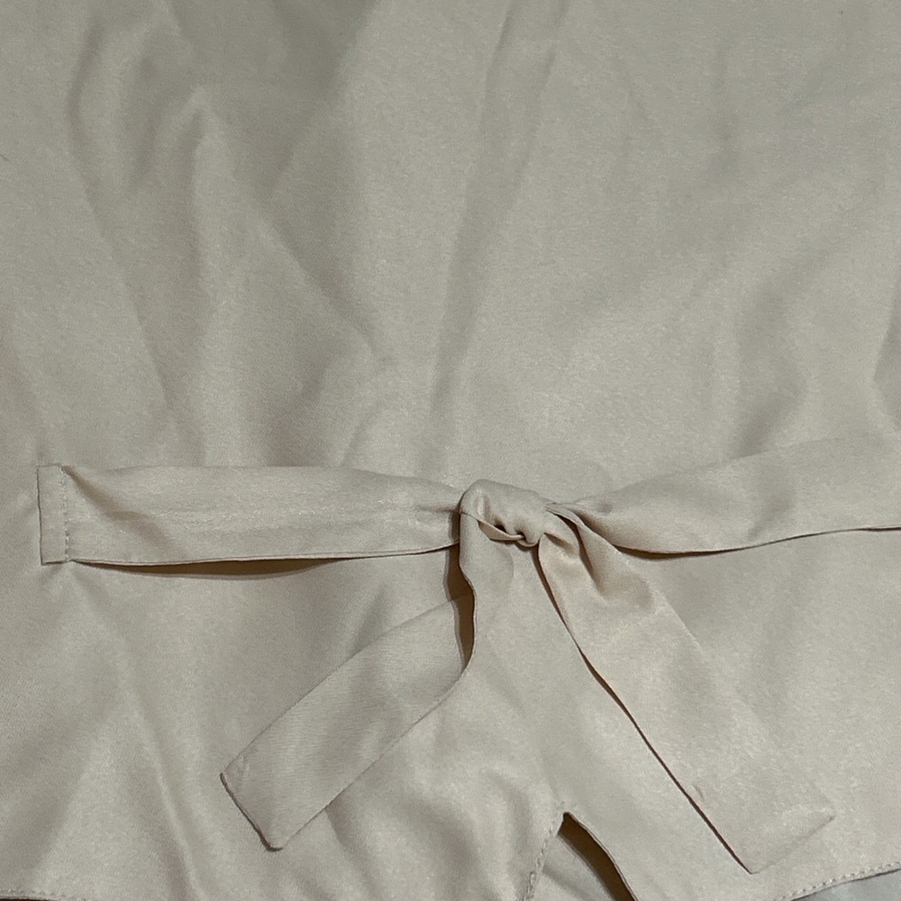 Tapestry Santa Claus Vest Cream Red Festive‎ Holiday Christmas Grandmacore Vtg - Picture 6 of 7